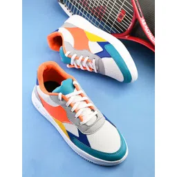 Provogue Men Colourblocked Antibacterial Sneakers