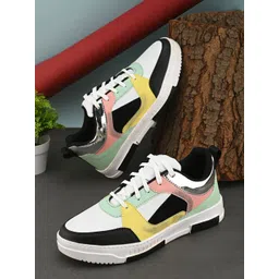 Provogue Men Colourblocked Smart Casual Sneakers