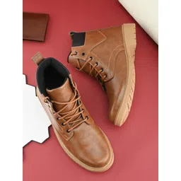 Provogue Men Lace Ups High Top Casual Boots