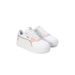 Puma Cali Court Luxe Women Round Toe Lace-Ups Sneakers