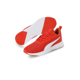 Puma Flyer Flex Knit Woven Design Textile Running Sports Shoes