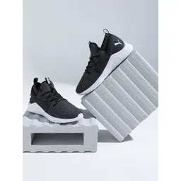 Puma Men Black Hybrid NX Running Shoes