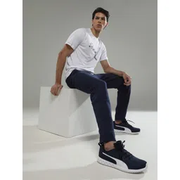 Puma Men Blue Dwane Peacoat Running Shoes