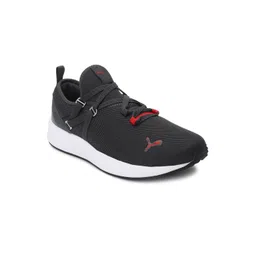 Puma Men Grey Textured Slip-On Sneakers