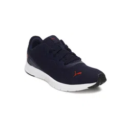 Puma Men Navy Blue Hustle V2 Sneakers