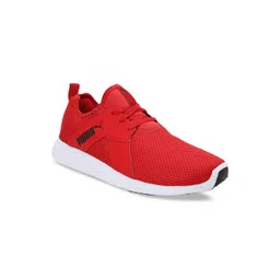Puma Men Red Textile Zod Runner V3 Sneakers