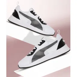 Puma Men White Black Colourblocked IDP Sneakers Sneakers For Men