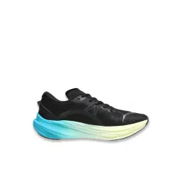 Puma Men's Black & Speed Blue Deviate NITRO 3 Running Shoes