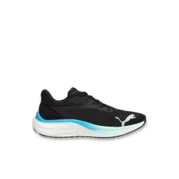 Puma Men's Black, Mint Melt & Speed Blue Electrify NITRO 4 Running Shoes