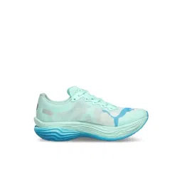 Puma Men's Deviate NITRO Elite 3 Mint Melt & Speed Blue Running Shoes
