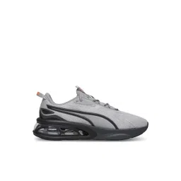 Puma Men's Essentials Grey Echo, Black & Heat Fire Running Shoes
