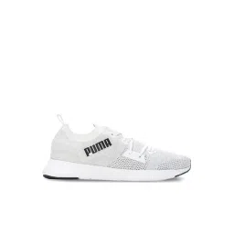 Puma Men's Flyer Runner Engineered Knit V1 White Running Shoes