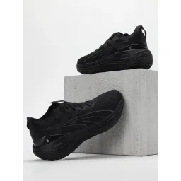 Puma Men's ForeverRun NITRO Knit Black Running Shoes