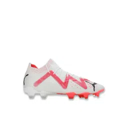 Puma Men's FUTURE ULTIMATE FG/AG White Football Shoes