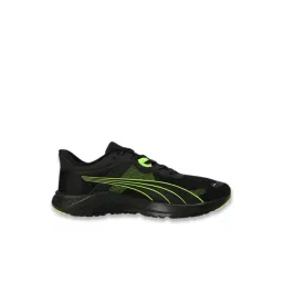 Puma Men's Vitality Black & Lime Smash Running Shoes