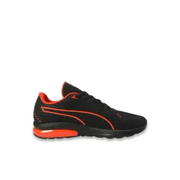 Puma Men's VoltSpike Black & Redmazing Casual Sneakers