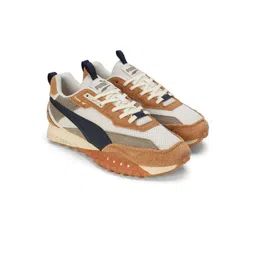 Puma Palermo Blktop Rider Preppy Unisex Colorblock Lace Ups Round Toe Sneakers