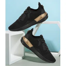 PUMA Platinum Metallic Wns Res Sports Women Black Running Shoes For Women