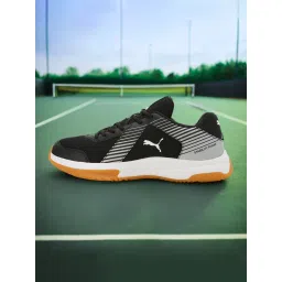Puma Smash Sprint Unisex Black Badminton Shoes