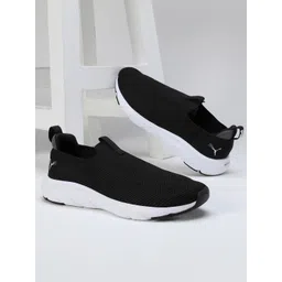 Puma Softride Flex Knit Men Textured Running Sports Shoes