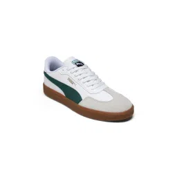 Puma Unisex Ascenso White & Green Sneakers