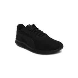 Puma Unisex Black Solid Sneakers