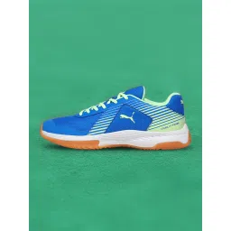 Puma Unisex Blue Badminton Smash Sprint Badminton Sports Shoes