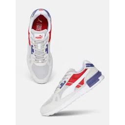 Puma Unisex Colourblocked Round Toe Graviton Pro Retro Style Sneakers