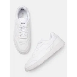 Puma Unisex Doublecourt Perforated Sneakers