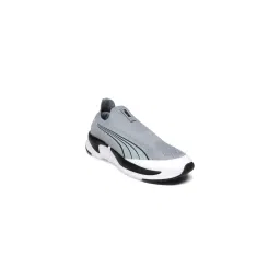 Puma Unisex Grey Softride Premier GlideKnit Slip-On Running Shoes
