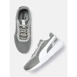 Puma Unisex Grey Solid Regular Cliff Casual Sneakers
