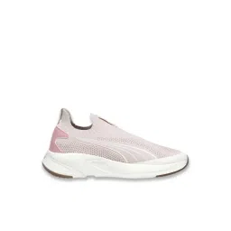 Puma Unisex Mauve Mist, Poised Pink & Warm White Softride Premier GlideKnit Running Shoes