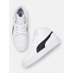 Puma Unisex Perforated CA Pro Mid-Top Leather Sneakers