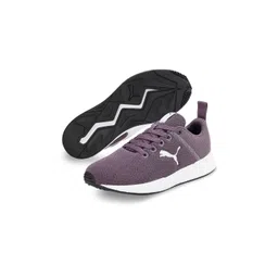 Puma Unisex Purple Woven Design Truffle Sneakers