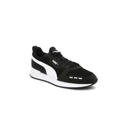 Puma Unisex R78  Black Textile Sneakers