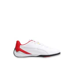 Puma Unisex White Scuderia Ferrari Drift Cat 11 Motorsport Sneakers