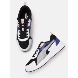 Puma Unisex Woven Design Colourblocked Sneakers
