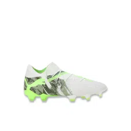 Puma White FUTURE 7 ULTIMATE CAMO FG/AG Unisex Football Shoes