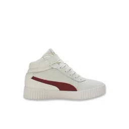 Puma Women's Carina 2.0 Warm White Ankle High Sneakers