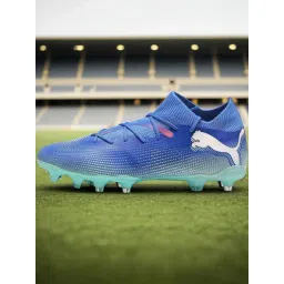 Puma Women's FUTURE 7 MATCH FG/AG Blue Football Shoes