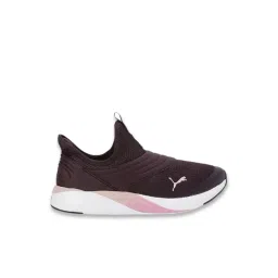 Puma Women's SoftFoam Midnight Plum Walking Shoes