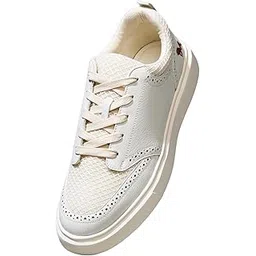 Pure Motion Men’s Sneakers | Textured Faux Leather & Mesh | Breathable Sweat-Control Lining | Memory Foam Cushioning | Lightweight EVA Casual Walking Shoes