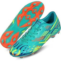 Python Football Shoe/Studs,Synthtic Leather Upper| Double Colored TPU Sole| Padded Footbed