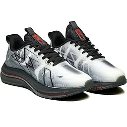 Quantum-22 Men's Running Training Shoes - Memory Foam Lightweight Sports Shoes with Stylish Design & Shock Absorbing High Grip Sole | Breathable Athletic Walking Casual Gym Sneakers