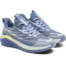 Quantum-25 Men’s Running Shoes | Lightweight Sneakers with Air-Cushioned Sole, Breathable Knit Upper & Shock-Absorb Comfort | Perfect for Travel, Street Style