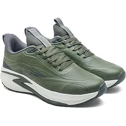 Quantum-35 Men’s Running Shoes | Lightweight Water-Resistant Upper, Adaptive Fit with Memory Foam & TPR Grip Sole | Ideal for Running, Gym & Daily Training