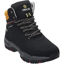 quechuaa-5 ultra light weight Trekking Shoes for Men Hiking Shoes for Men for Outdoor High Neck Shoes for Men Anti Skid Boot Shoes for Men for Hiking, Water proof/Repelent Trekking Shoes Men.