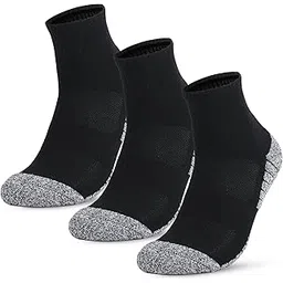 Qunan Men's 3 Pairs Padded Hiking Hiking So s Outdoor Sports Casual Cotton Crew Hiking Shoes Hiking Walking