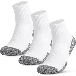 Qunan Men's 3 Pairs Padded Hiking Hiking So s Outdoor Sports Casual Cotton Crew Hiking Shoes Hiking Walking