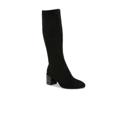 RAG & CO Women Round Toe Block Heel High-Top Boots